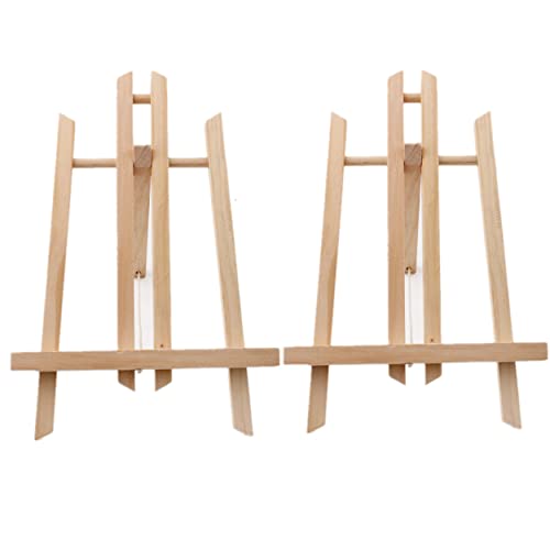 2 Stück Holz-Tisch-Staffeleien, kleine Malstaffelei, 30 cm, Schreibtisch-Halter für die Präsentation von Leinwandgemälden, Zeichnungen, Hochzeiten, Kinderkunst und Handwerk 2 Stück Holz-Tisch-Staffeleien, kleine Malstaffelei, 30 cm, Schreibtisch-Halter für die Präsentation von Leinwandgemälden, Zeichnungen, Hochzeiten, Kinderkunst und Handwerk von Baosong