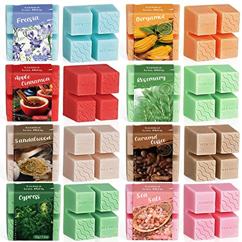 Duftwachs für Duftlampe, Wax Melts für Kerzen Wärmer, Vegan Wachsschmelzen von Sojawachs, Raumduft Geschenkset für Muttertag, Weihnachten, Geburtstag, Valentinstag, Entspannung, Meditation, 8 Düfte Duftwachs für Duftlampe, Wax Melts für Kerzen Wärmer, Vegan Wachsschmelzen von Sojawachs, Raumduft Geschenkset für Muttertag, Weihnachten, Geburtstag, Valentinstag, Entspannung, Meditation, 8 Düfte von BarBaren