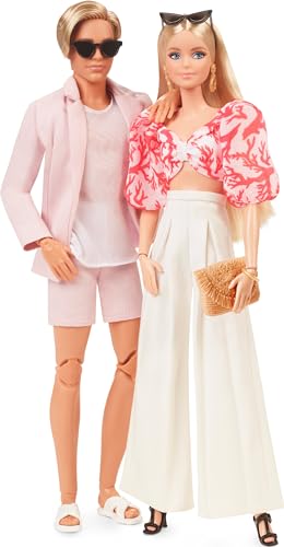 Barbie Made to Move Puppe - Zweierpack Ken mit luxuriöser Bademode und Accessoires, Puppenständer und Echtheitszertifikat, für Sammler und Fans ab 3 Jahren, HJW88 Barbie Made to Move Puppe - Zweierpack Ken mit luxuriöser Bademode und Accessoires, Puppenständer und Echtheitszertifikat, für Sammler und Fans ab 3 Jahren, HJW88 von Barbie