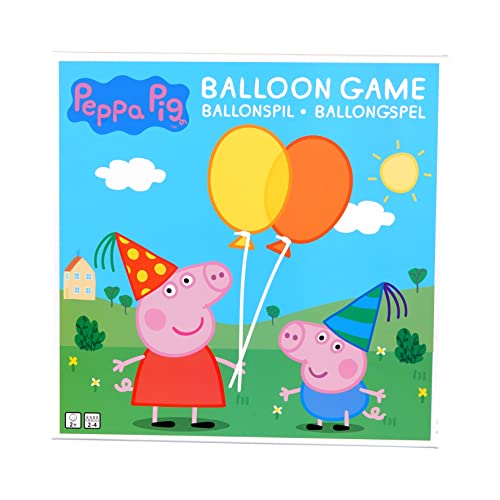 Barbo Toys - Peppa Wutz Ballonspiel für Kinder ab 3 Jahren - Kinderbrettspiel mit farbenfrohen Illustrationen aus dem Peppa Wutz Universum von Barbo Toys