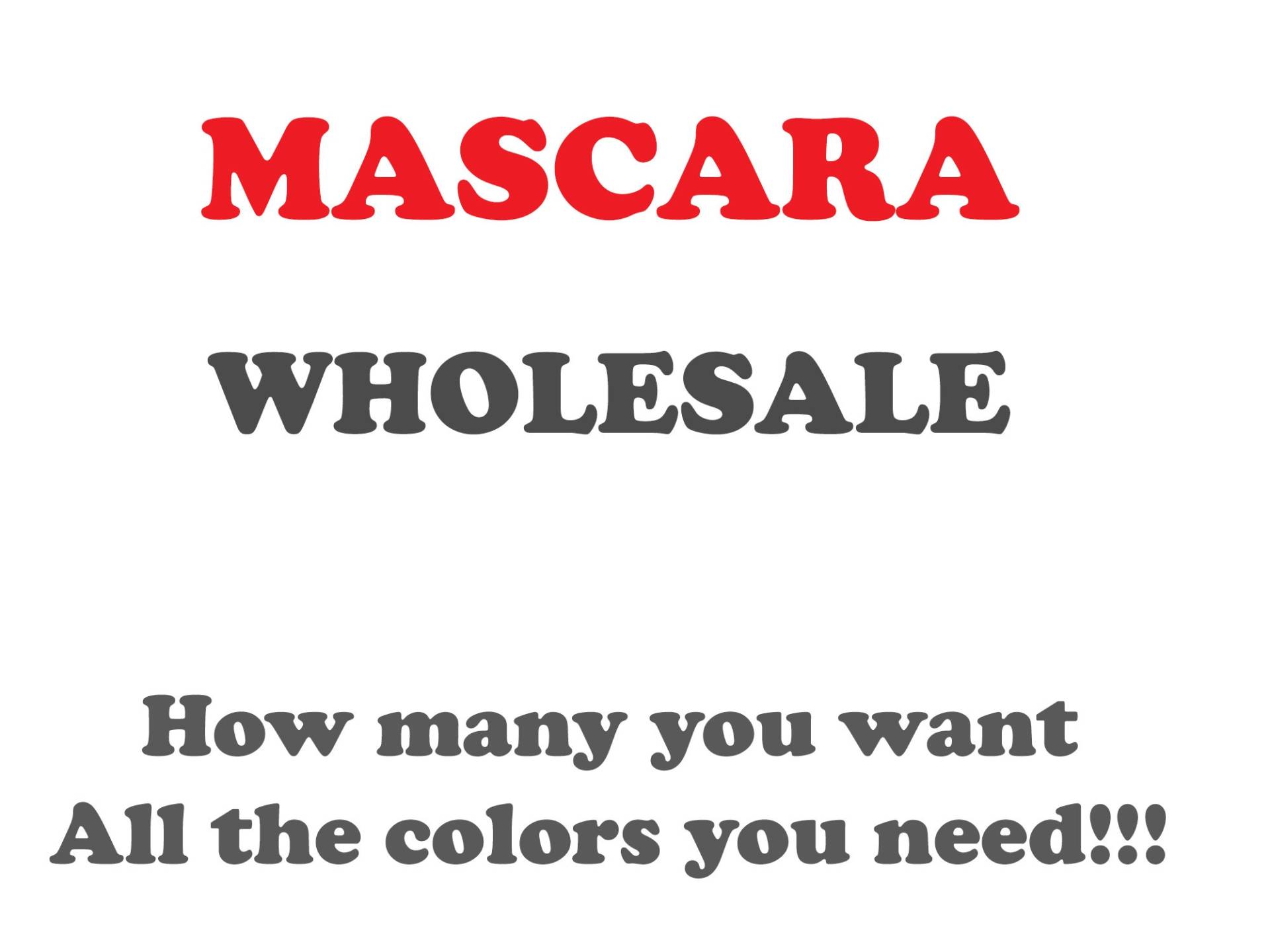 Wasserfeste Mascara | Eigenmarke, Großhandel, Kein Logo Organic Vegan Natural Mineral Schwarz, Farbe Mascaras Grausamkeit Frei, Umweltfreundlich von BareNaturALL