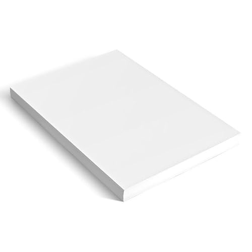 A4 Card White, 50 Blatt 300gsm white Cardstock,A4 Dickes Papier zum Drucken,Zum Basteln, Heimwerken, für Hochzeiten, Einladungen usw.(210 x 297 mm） von Bargain Hound