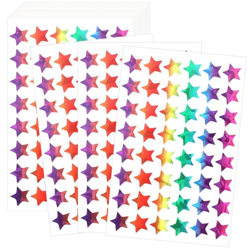 Barlone 960 Stück Glitzer Sticker Kinder, Bunte Selbstklebende Glitzer Aufkleber Sterne, Belohnungssticker Sterne Sticker für Schüler Belohnung, DIY Scrapbooking, Basteln Etiketten Barlone 960 Stück Glitzer Sticker Kinder, Bunte Selbstklebende Glitzer Aufkleber Sterne, Belohnungssticker Sterne Sticker für Schüler Belohnung, DIY Scrapbooking, Basteln Etiketten von Barlone