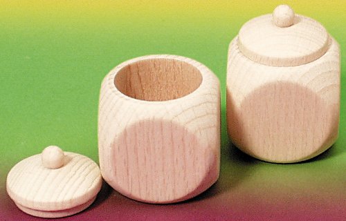 Milchzahndose - Behälter - aus Holz - naturfarbend neutral groß - perfekt als kleines Geschenk von Bartl