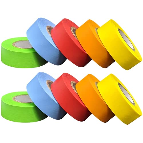 Labor-Etikettenband, verschiedene Packungen, 127 cm lang x 1,9 cm breit, Kern 2,5 cm Durchmesser, 10 Rollen mit insgesamt 5 verschiedenen Farben, für Farbcodierung und Markierung Labor-Etikettenband, verschiedene Packungen, 127 cm lang x 1,9 cm breit, Kern 2,5 cm Durchmesser, 10 Rollen mit insgesamt 5 verschiedenen Farben, für Farbcodierung und Markierung von Bartovation