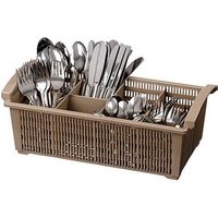 Bartscher Gastro-Spülkorb 8 Fächer braun von Bartscher