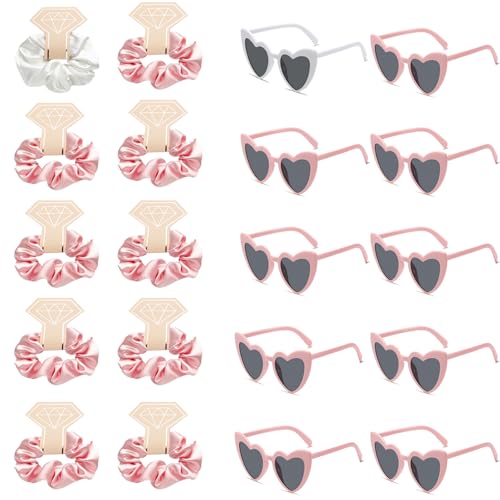 Basetousual 20 Stück JGA Brille Braut Haargummi,Herz Sonnenbrille,Partybrillen,Herz Sonnenbrille Jga,Für Hochzeit, Brautdekoration,Geburtstagsfeier und lustige Junggesellenabschiede Basetousual 20 Stück JGA Brille Braut Haargummi,Herz Sonnenbrille,Partybrillen,Herz Sonnenbrille Jga,Für Hochzeit, Brautdekoration,Geburtstagsfeier und lustige Junggesellenabschiede von Basetousual