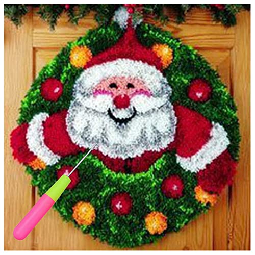 Basketballkorb Weihnachten Knüpfteppich Zum Selber Knüpfen Erwachsene, 50cm Weihnachtsmann Tapisserie Knüpfen, Knüpfset Teppich Set für Türdekor Basketballkorb Weihnachten Knüpfteppich Zum Selber Knüpfen Erwachsene, 50cm Weihnachtsmann Tapisserie Knüpfen, Knüpfset Teppich Set für Türdekor von Basketballkorb