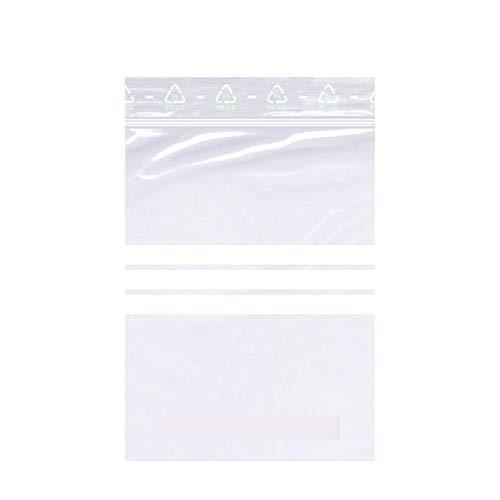 Bassel 100 X Plastikbeutel Verschließbar, 160x220 mm, Druckverschlussbeutel DIN A5, 50 mµ Stark, mit Beschriftungsfeld, kleine Tüten mit Verschluss, Zip Tüten, verschließbare Plastikbeutel. Bassel 100 X Plastikbeutel Verschließbar, 160x220 mm, Druckverschlussbeutel DIN A5, 50 mµ Stark, mit Beschriftungsfeld, kleine Tüten mit Verschluss, Zip Tüten, verschließbare Plastikbeutel. von Bassel