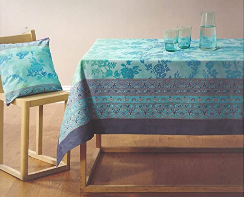 Bassetti Granfoulard - Tischdecke aus reiner Baumwolle, extra-Qualität, hergestellt in Italien, 8-Sitzer, rechteckig, 150 x 220 cm, Agrigento B1 von Bassetti