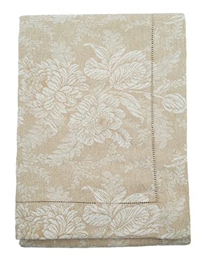 Bassetti Jaquard Tischdecke Oristano 41 aus 100% Baumwolle in der Farbe Beige, Maße: 140cm x 170cm, 9324533 Bassetti Jaquard Tischdecke Oristano 41 aus 100% Baumwolle in der Farbe Beige, Maße: 140cm x 170cm, 9324533 von Bassetti