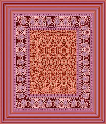 Bassetti MIRA Tischdecke - Jacquard aus 100% Baumwolle in der Farbe Rot R1, Maße: 140x170 cm - 9326076 von Bassetti