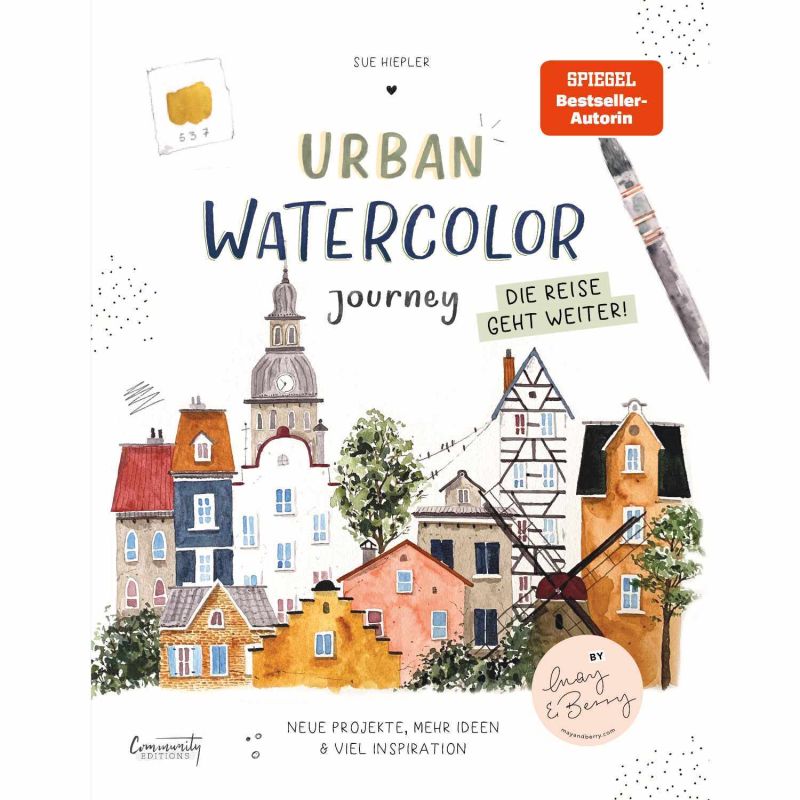 Community Editions Urban Watercolor Journey - Die Reise geht weiter von Bastei Lübbe Verlag