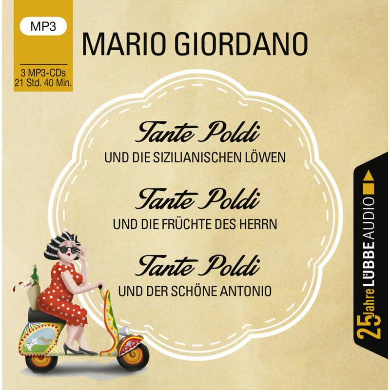 Tante Poldi 1-3,3 Audio-Cd, 3 Mp3 - Mario Giordano (Hörbuch) von Bastei Lübbe