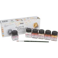 KREUL Glass & Porcelain "Classic - Metallic", 6er-Set KREUL Glass & Porcelain "Classic - Metallic", 6er-Set von Kreul Kreative