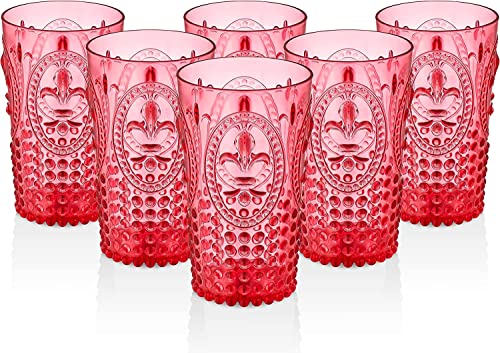 PRISMA - 6er-Pack Becher à 750 ml. Rot. Große, wiederverwendbare, BPA-freie Polycarbonatbecher. PRISMA - 6er-Pack Becher à 750 ml. Rot. Große, wiederverwendbare, BPA-freie Polycarbonatbecher. von Bastilipo