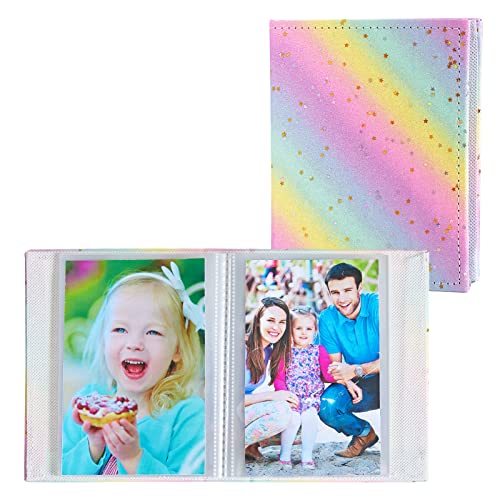 Basumee 2 Stück Einsteck Fotoalbum Fotobuch für 52 Fotos im Format 10x15 cm für Baby, Kinder, Geburtstag, Familie, Jubiläum von Basumee