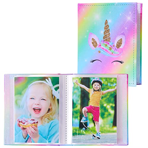 Basumee 2 Stück Einsteck Fotoalbum Fotobuch für 52 Fotos im Format 10x15 cm für Baby, Kinder, Geburtstag, Familie, Jubiläum von Basumee