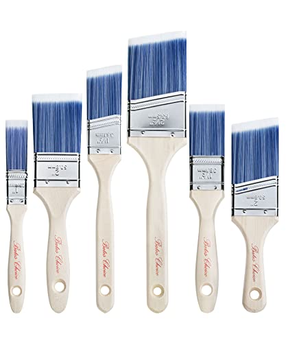 Bates Malpinsel, 6 Stück, behandelter Holzgriff, Pinsel für Wände, Beizen, Möbel Bates Malpinsel, 6 Stück, behandelter Holzgriff, Pinsel für Wände, Beizen, Möbel von Bates Choice