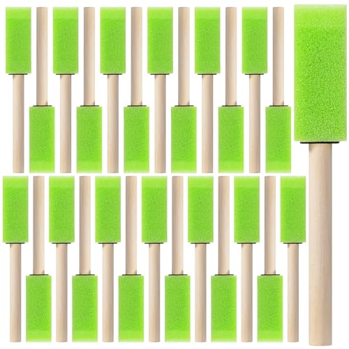 Bates- Schaumstoff-Pinsel, 2,5 cm, 26 Stück, Schwammpinsel, grüner Schaumstoff Bates- Schaumstoff-Pinsel, 2,5 cm, 26 Stück, Schwammpinsel, grüner Schaumstoff von Bates Choice