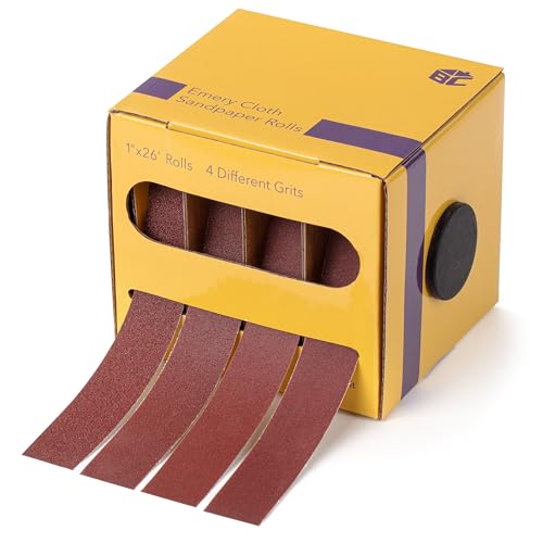 Bates Schleifpapier, 18 Stück, Körnung 120 bis 3000, verschiedene Körnungen, Schleifpapier-Sortiment, von Bates Choice