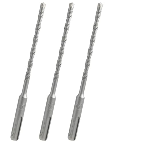 Batheidon 3er-Set SDS Bohrer 6mm x 160mm, Betonbohrer und Steinbohrer, 4 Hartmetall Schneiden, Hochleistungsbohrer für Stein, Beton, Naturstein, Ziegelmauer, Kompatibel mit SDS-Plus Bohrmaschinen Batheidon 3er-Set SDS Bohrer 6mm x 160mm, Betonbohrer und Steinbohrer, 4 Hartmetall Schneiden, Hochleistungsbohrer für Stein, Beton, Naturstein, Ziegelmauer, Kompatibel mit SDS-Plus Bohrmaschinen von Batheidon