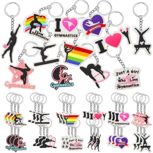 Batiyeer 36 Stück Gymnastik-Schlüsselanhänger, Großpackung, Sportball, Schlüsselanhänger, lustige Geschenke für Geburtstagspartys Batiyeer 36 Stück Gymnastik-Schlüsselanhänger, Großpackung, Sportball, Schlüsselanhänger, lustige Geschenke für Geburtstagspartys von Batiyeer