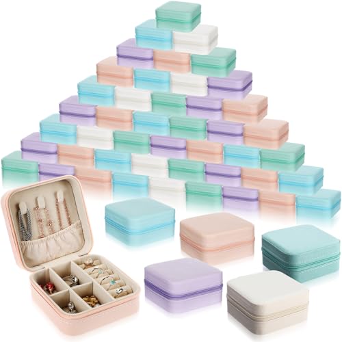 Batiyeer Kleines Schmuck-Reiseetui, Großpackung, Mini-Schmuckschatulle, Hochzeit, Brautjungfer, Antrag, Valentinstag, Muttertag, Rückgabe Batiyeer Kleines Schmuck-Reiseetui, Großpackung, Mini-Schmuckschatulle, Hochzeit, Brautjungfer, Antrag, Valentinstag, Muttertag, Rückgabe von Batiyeer