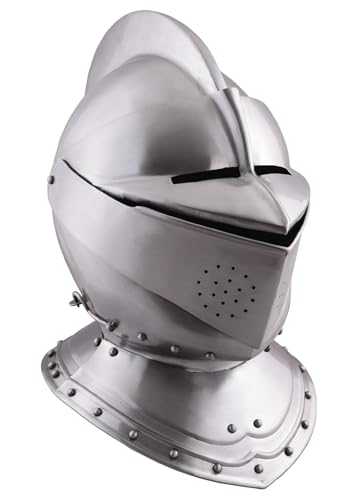 Battle-Merchant Englischer Geschlossener Helm, 1,6 mm Stahl von Battle-Merchant
