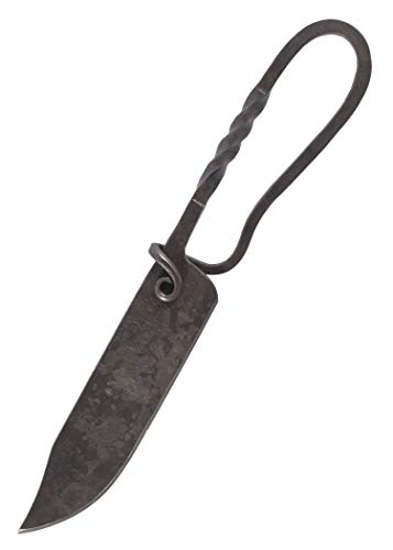 Battle-Merchant Geschmiedetes Messer mit Lederscheide, ca. 23 cm Battle-Merchant Geschmiedetes Messer mit Lederscheide, ca. 23 cm von Battle-Merchant