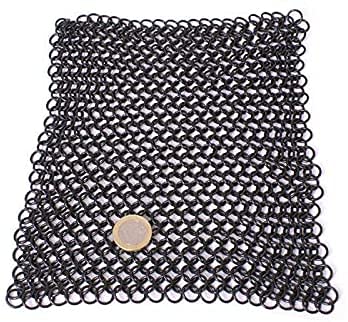 Battle-Merchant Kettenstück 20 x 20cm, unvernietet, ID8mm, brüniert für Kettenhemd, Kettenhaube selber machen Battle-Merchant Kettenstück 20 x 20cm, unvernietet, ID8mm, brüniert für Kettenhemd, Kettenhaube selber machen von Battle-Merchant