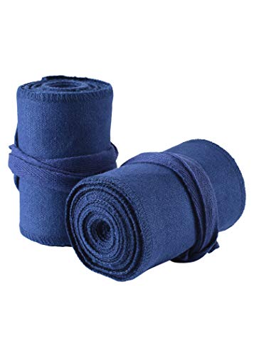Battle-Merchant Mittelalter Wadenwickel für Damen und Herren, Paar, aus Canvas/Segeltuch für Mittelalterhose, Wikingerhose, Baumwolle, Beinwickel, Wikinger, LARP, Haithabu, blau Battle-Merchant Mittelalter Wadenwickel für Damen und Herren, Paar, aus Canvas/Segeltuch für Mittelalterhose, Wikingerhose, Baumwolle, Beinwickel, Wikinger, LARP, Haithabu, blau von Battle-Merchant