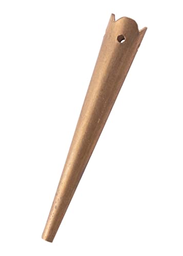 Battle-Merchant Nestelspitzen aus Messing, 10 Stück, mit Krone von Battle-Merchant