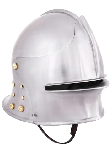 Battle-Merchant Deutscher Schaller, ca. 1480 Dekohelm schaukampftauglich Ritterhelm LARP Wikinger Battle-Merchant Deutscher Schaller, ca. 1480 Dekohelm schaukampftauglich Ritterhelm LARP Wikinger von Battle-Merchant