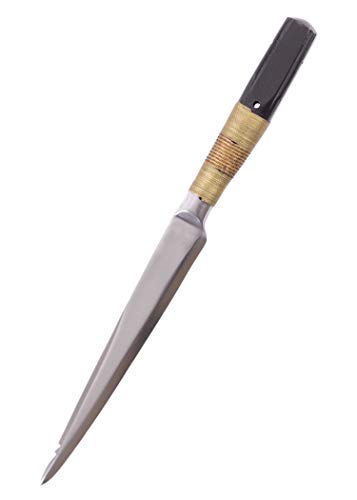 Mittelalterliches Tafelmesser mit Lederscheide - Essmesser Messer LARP Ritter Wikinger Mittelalter von Battle-Merchant
