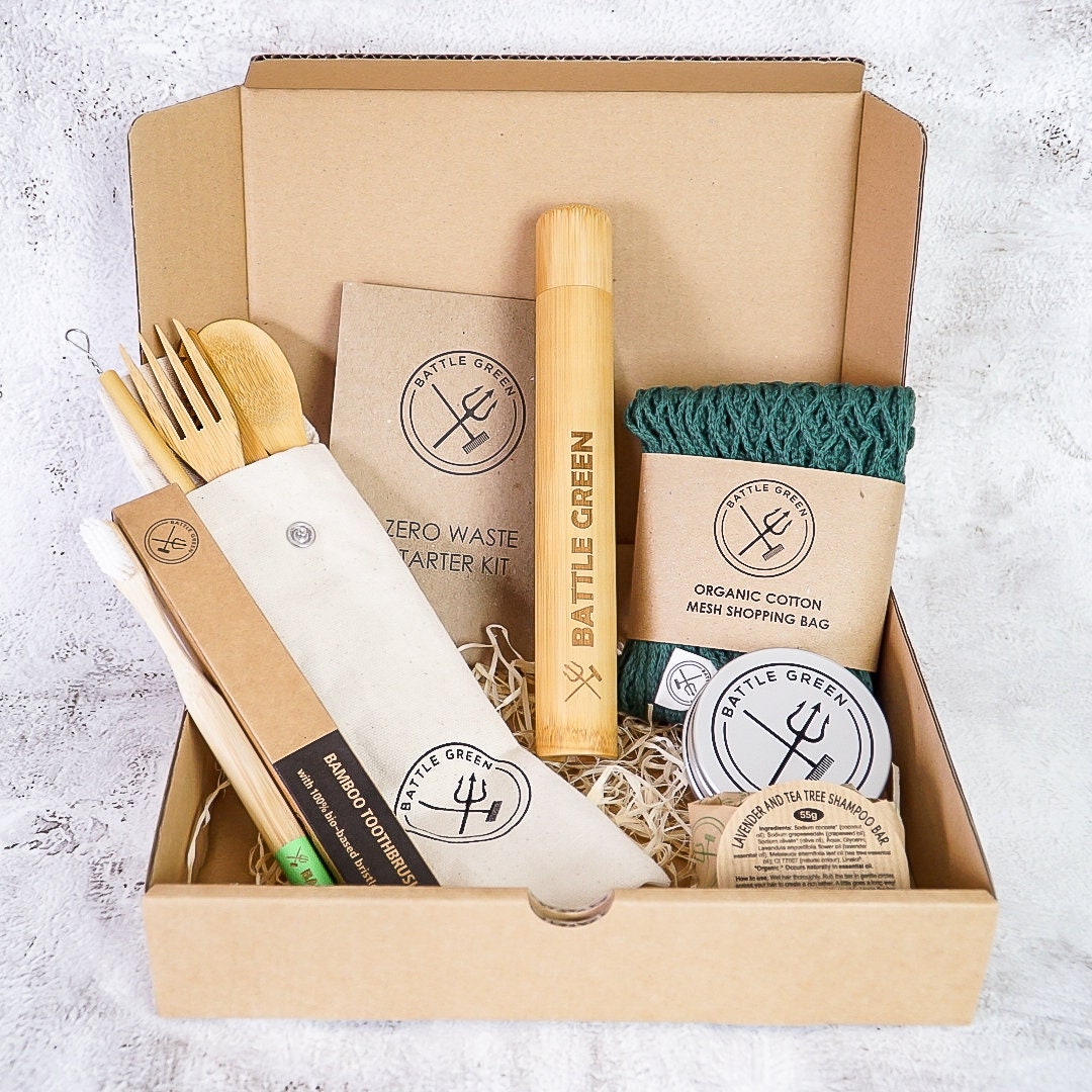 Zero Waste Kit | Mittel - Umweltfreundliche Geschenkbox Geschenkset Ohne Plastik von BattleGreenBox