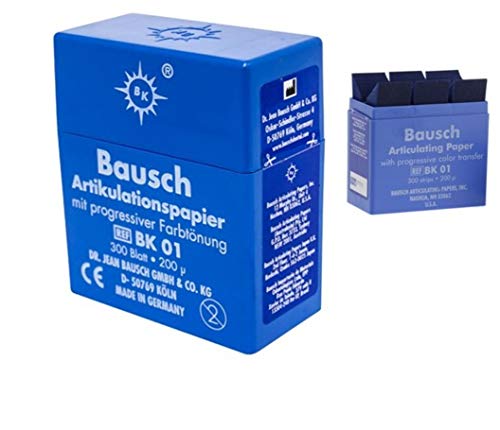 Papier für Artikel BK 01 Dicke 200 Mikron Farbe blau 300 Streifen Papier Artikel BAUSCH BK1 300 Stück Papier für Artikel BK 01 Dicke 200 Mikron Farbe blau 300 Streifen Papier Artikel BAUSCH BK1 300 Stück von Bausch