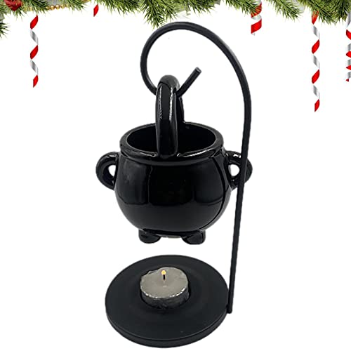 2 Duftlampe Hexenkessel Verdunster,Aromalampe Für Duftöl Und Duftwachs,Hängekessel Wachsbrenner Zum Warmschmelzen Von Wachs,Ätherischer Ölbrenner Kerze Aroma Diffusor Für Spa Yoga Meditation Home von Bavokon