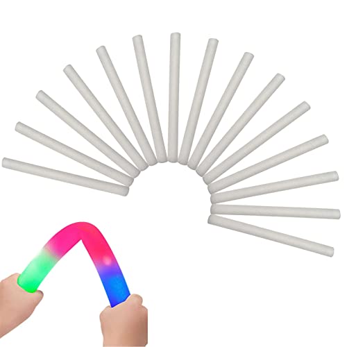 Bavokon 15 Leuchtstab Blinkstäbe LED-Schaumstoff-Sticks Mit 3 Leuchtfunktionen,Schaumstoff Knicklichter LED Partystick,blinkende Leuchtstäbe Partyzubehör Im Dunkeln Leuchten Für,Konzert Und Event von Bavokon