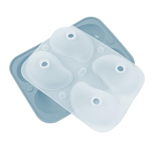Bavokon Mousseform - 3D Mangoförmige Seifenformen,Kuchenform 4 Fächer für Pudding Schokolade Hausbäcker Bavokon Mousseform - 3D Mangoförmige Seifenformen,Kuchenform 4 Fächer für Pudding Schokolade Hausbäcker von Bavokon
