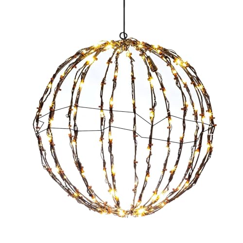 LED Leuchtkugel, Leuchtkugel Weihnachten, Hängende LED Dekokugel, Faltbar Weihnachtsbeleuchtung LED Ball, Lichterkette Kugeln Beleuchtete Weihnachtskugeln LED Kugeln Weihnachtsdeko Aussen Für Garten LED Leuchtkugel, Leuchtkugel Weihnachten, Hängende LED Dekokugel, Faltbar Weihnachtsbeleuchtung LED Ball, Lichterkette Kugeln Beleuchtete Weihnachtskugeln LED Kugeln Weihnachtsdeko Aussen Für Garten von Bavokon