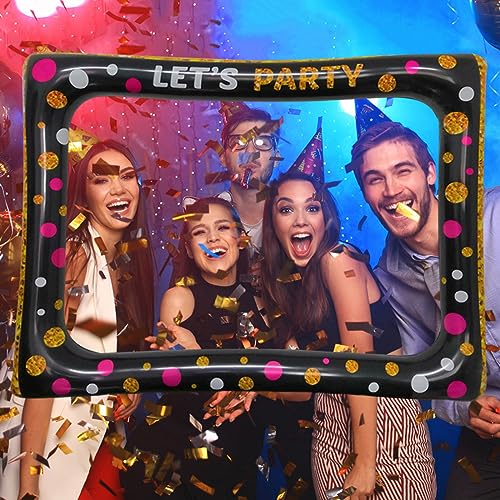 Aufblasbarer Fotorahmen,Selfie Bilderrahmen,Photo Booth Requisiten,Aufblasbarer Bilderrahmen,Schwarzgold Photo Booth Requisiten,Photo Booth Requisiten Dekorationen,Foto Booth Frame,65x78cm,2pcs Aufblasbarer Fotorahmen,Selfie Bilderrahmen,Photo Booth Requisiten,Aufblasbarer Bilderrahmen,Schwarzgold Photo Booth Requisiten,Photo Booth Requisiten Dekorationen,Foto Booth Frame,65x78cm,2pcs von Bavooty