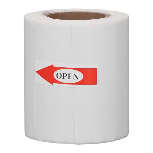 1 Roll Thermal -Etikett -Papierrolle, druckbare Handschriftbezeichnungen, starker Klebstoff -Tintenless -Druck, Anti -Scratch -Oberflächen für das Kennzeichen für (300 Blatt (50 x 20 mm/1.97x0,79in)) von Baxnore