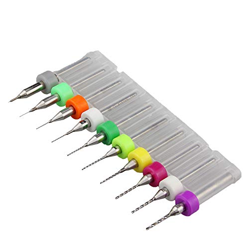 10 PCs 0,1 bis 1,0 mm Carbid -Mikro -Bohrer -Bits, CNC -PCB -Gravurwerkzeuge für Leiterplatten, Glasfaser, Softmetalle 10 PCs 0,1 bis 1,0 mm Carbid -Mikro -Bohrer -Bits, CNC -PCB -Gravurwerkzeuge für Leiterplatten, Glasfaser, Softmetalle von Baxnore