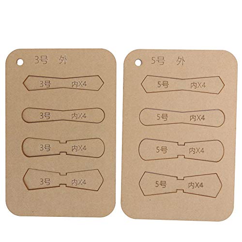 10-teiliges Leder-Acryl-Schablonenset, Schablonenwerkzeuge für Reißverschlusslaschen, 2,3 mm dicke kristallklare Blätter, Nr. 3 Nr. 5 Innen- und Außenschablonen, Schneideanleitung 10-teiliges Leder-Acryl-Schablonenset, Schablonenwerkzeuge für Reißverschlusslaschen, 2,3 mm dicke kristallklare Blätter, Nr. 3 Nr. 5 Innen- und Außenschablonen, Schneideanleitung von Baxnore