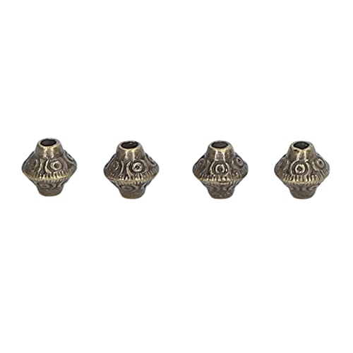 100pcs tibetische Spacer -Perlen, Zinklegierungs -Metall -Spacer -Perlen, Bronzefarbe antike Abstandshalterperlen, Bronze -Abstandshalterperlen, Schmuckhalterperlen für von Baxnore