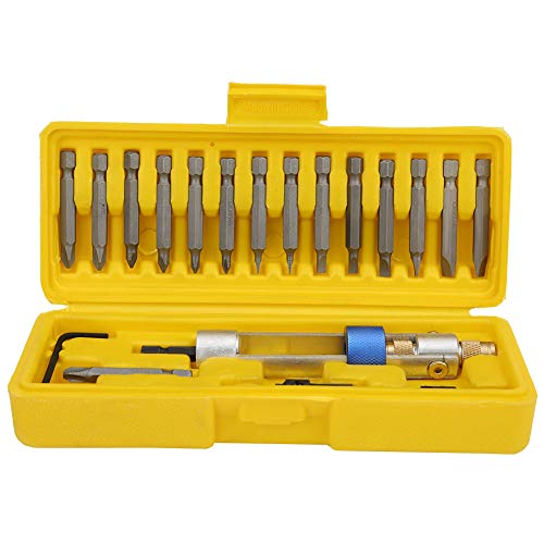 20 -teiliges Countersink -Bohrkit, HSS -Multi -Funktions -Adapter für pneumatische Schraubenfahrer, Hex -Griff Holzbearbeitungswerkzeuge mit Schraubenschlüsselbits von Baxnore