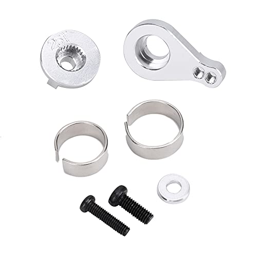 25T Puffer Lenkung Arm Shim Platte Fit für Wltoys 1/12 12428/12423 FY-03 RC Teile (Silber MN-025s) von Baxnore