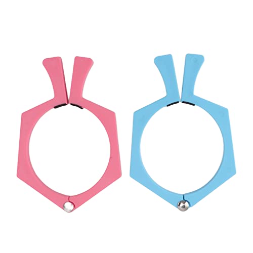 2pcs Sublimationsklemme, ABS Non Slip Cup Wraping -Werkzeug für gerade Sublimationspapierausrichtung verhindern, dass Ghosting -Naht -Verschiebung von Handwerksbehörden verändert (Pink+Blue) von Baxnore