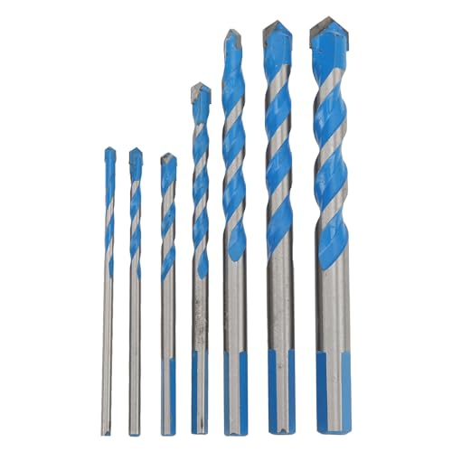 3 bis 12 mm Carbid -Bohrer -Bits, Spiralbohrer für Keramikwand, Beton, Holz, gerade Schaft mit Aufbewahrungsbox, Multi -Material -Bohrungen 3 bis 12 mm Carbid -Bohrer -Bits, Spiralbohrer für Keramikwand, Beton, Holz, gerade Schaft mit Aufbewahrungsbox, Multi -Material -Bohrungen von Baxnore